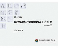 标识制作工艺师培训课程 第十五课 标识制作过程的材料工艺应用——木工