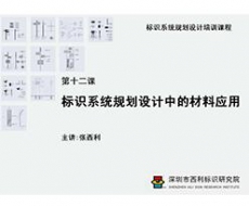 标识系统规划设计培训课程 第十二课 标识系统规划设计中的材料应用