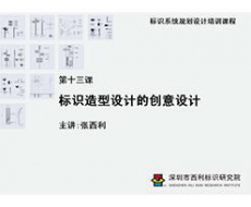 标识系统规划设计培训课程 第十三课 标识造型设计的创意设计