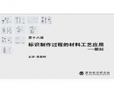 制作工艺师-第18课 标识制作过程的材料应用-雕刻