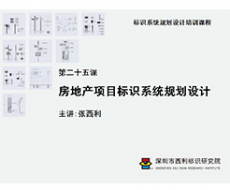 标识系统规划设计培训课程 第二十五课 房地产项目标识系统规划设计