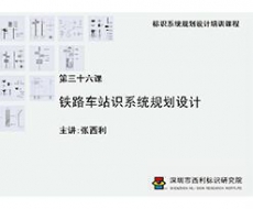 标识系统规划设计培训课程 第三十六课 铁路车站识系统规划设计