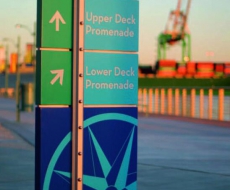 美国洛杉矶邮轮码头丨国外标识欣赏