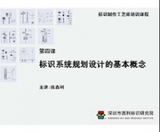 【标识制作工艺师培训课程】第四课 标识系统规划设计的基本概念