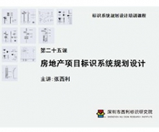 标识系统规划设计培训课程 第二十五课 房地产项目标识系统规划设计